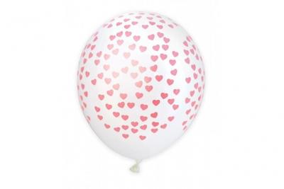 SCRAPCOOKING Ballons de baudruche gonflables - Coeur - 6 p. -  Party