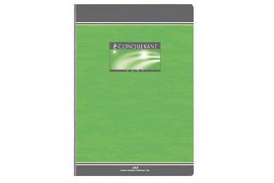CONQUERANT Cahier brochures  petit carreaux A4 192p 70g