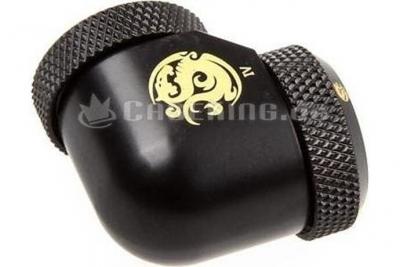 BITSPOWER  90 degr&eacute; pour 2x 12mm AD - bleur carbone