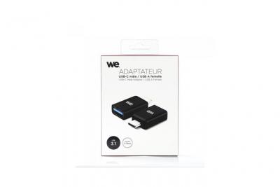 WE  Connect Adaptateur USB-C m&acirc;le/USB A femelle 3.1