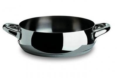 GENERIQUE Alessi mami casserole en acier inoxydable 18/10 argent&eacute;, &oslash; 24 cm