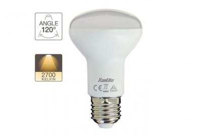 XANLITE Ampoule LED R63, culot E27, 9W cons. (60W eq.), lumi&egrave;re blanc chaud