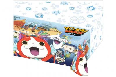 AMSCAN  - Nappe Plastifi&eacute;e Yo Kai Watch 120 x 180cm