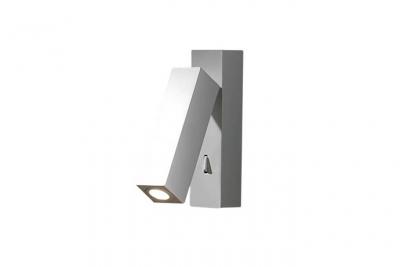 LEDS C4 Leds-C4 Grok - Lampe De Lecture Murale &Agrave; 1 Lumi&egrave;re Led Pour Int&eacute;rieur, Blanc