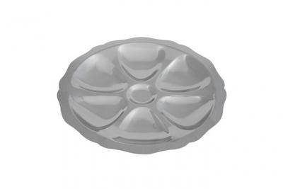 ROGER ORFEVRE Assiette pour 6 hu&icirc;tres 29 cm en inox - Roger Orf&egrave;vre - Argent - Inox