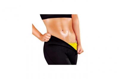  Venteo Thermo Shaper - Pantalon Thermique Effet Sauna - Top Effet Sauna Inclus - Vu &agrave; la TV, Noir, L
