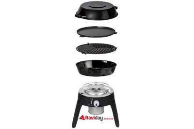 NONE Barbecue et plancha au gaz CADAC Safari chef 30 hp, noir