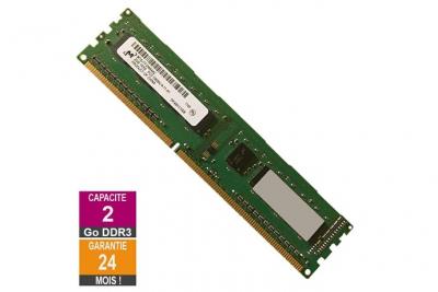 MICRON Barrette M&eacute;moire 2Go RAM DDR3 MT8JTF25664AZ-1G4D1 PC3-10600U 1333MHz 1Rx8 