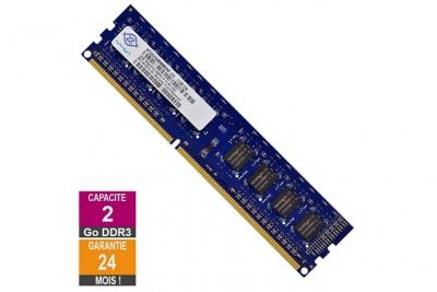 NANYA Barrette M&eacute;moire 2Go RAM DDR3 NT2GC64B88B0NF-CG PC3-10600U 1333MHz 1Rx8 