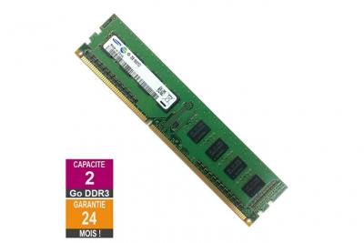 SAMSUNG Barrette M&eacute;moire 2Go RAM DDR3  M378B5773CH0-CK0 PC3-12800U 1600MHz 1Rx8 