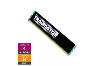  Barrette M&eacute;moire 4Go RAM DDR3 SharkGaming T0143A DIMM PC3-12800U 