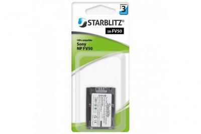 STARBLITZ  SB-FV50 Batterie Rechargeable pour Sony NP-FV50 Noir