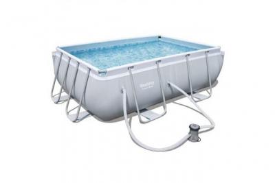 BESTWAY  - Piscine rectangulaire avec station d'&eacute;puration 282x196x84 cm.
