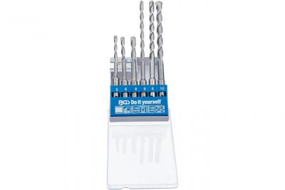  Bgs technic jeu de m&egrave;ches tige sds, pointe en m&eacute;tal dur 5 - 10 mm