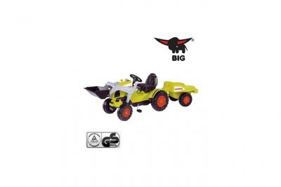 SMOBY Tracteur &agrave; p&eacute;dales et remorque - Claas Celtis