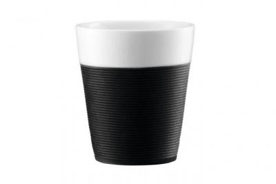 BODUM Set 2 Tasses  Bistro 11582-01, 0,30 Litres, Noir