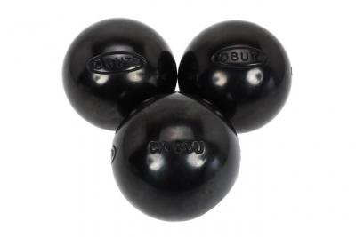OBUT Boules de p&eacute;tanque -  - Cx.cou noire - 72mm - Acier - 690g 