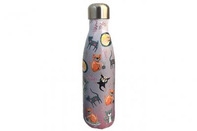 ENESCO  Bouteille isotherme en inox Chats By Allen