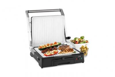 KLARSTEIN Burgermeister 3en1 Barbecue grill de table presse &agrave; panini 2000 w