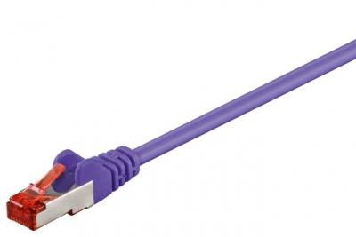 WENTRONIC C&acirc;ble r&eacute;seau, Ethernet/Lan cat&eacute;gorie 6 SSTP PIMF, violet, 10m cd93537