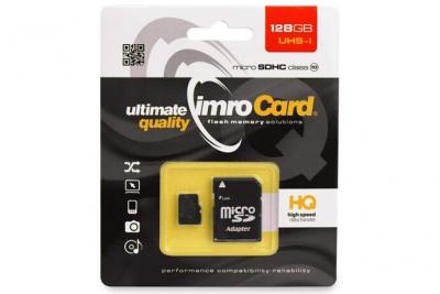 IMRO Carte m&eacute;moire  128 go (avec adaptateur carte sd)