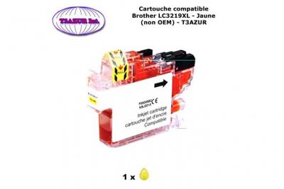 GENERIQUE Cartouche compatible Brother LC3219XL pour Brother MFC J5330DW J5335DW J5730DW J5930DW J6530DW J6930DW,J6935DW Yellow - T3AZUR 