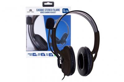 FREAKS AND GEEKS Casque Gamer Filaire Freaks & Geeks SPX-100 pour PS4-5/Switch/XboxOne (Noir)
