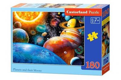 CASTORLAND  Plan&egrave;tes et leurs lunes, puzzle 180 parties - - Puzzle