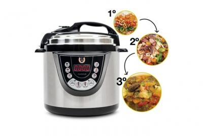 CECOTEC  Pot Gm Cookers Model D Argent&eacute;