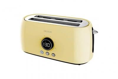 CECOTEC Toaster ClassicToast 15000 Yellow Extra Double