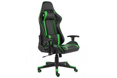 VIDAXL  chaise de jeu pivotante vert pvc