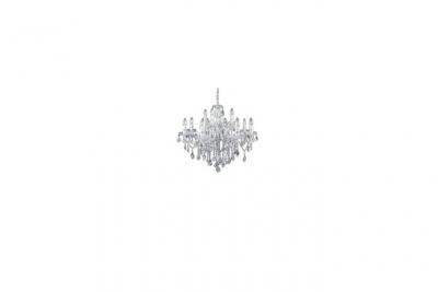 IDEAL LUX  Florian - Lustre &Agrave; 12 Ampoules Au Fini Chrom&eacute;, E14