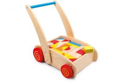  Chariot de marche &agrave; roulettes &laquo;construction&raquo;