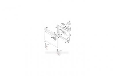 ROSIERES Charniere de porte (x1) pour lave vaisselle  - 92994052 