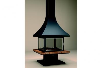 FOCGRUP  - Chemin&eacute;e centrale vitr&eacute;e sylva 16kW CH86 pci