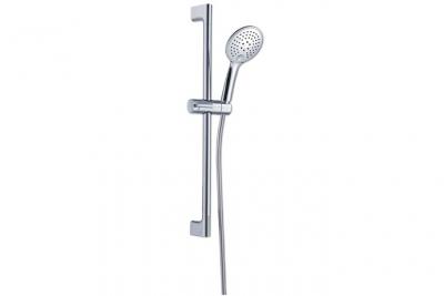 ESSEBAGNO Circle ensemble de douche chrom&eacute; 3 pi&egrave;ces