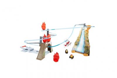 MATTEL Disney Planes Fire & Rescue Action Shifters - Piston Peak Air Attack Track Set
