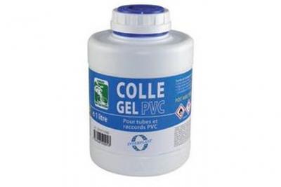 FITT Colle pvc en gel - Pot de 1L avec pinceau / goupillon incorpor&eacute; - interfix de interplast