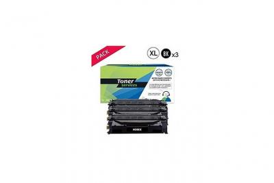 TONER SERVICES Compatible Canon 719H Pack 3 Toners Noir CE505X (05X)