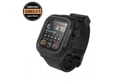 CATALYST  Coque Waterproof pour Apple Watch 40mm (SE/6/5/4) - Noir Furtif