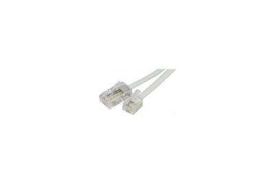 ERARD  CONNECT - Cordon RJ11 haut-d&eacute;bit ADSL m&acirc;le/ RJ45 m&acirc;le 3m Blanc