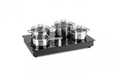 KLARSTEIN  deejay plaque &agrave; induction sans zone en vitroc&eacute;ramique - commande tactile - 3500w - noir