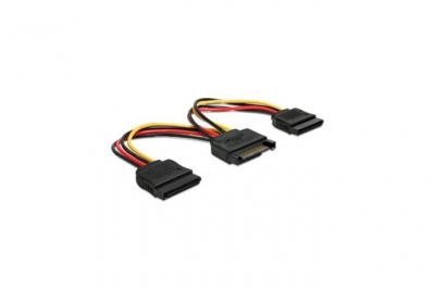 DELOCK C&acirc;ble Alimentation SATA I vers SATA II  60105 15 cm