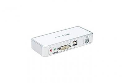 KONEKTIKPC Kvm 2 ports DVI/USB avec Audio / Hub USB 2ports