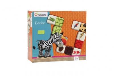 AVENUE MANDARINE Domino Animaux et Textures 