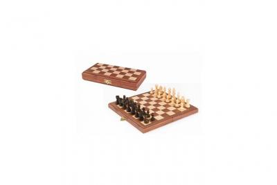 GOKI Jeu D'&eacute;checs Magn&eacute;tique Dans Une Bo&icirc;te En Bois Pliable