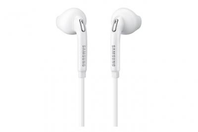SAMSUNG Ecouteurs  Blanc EO-EG920BW Galaxy S4 Mini cable plat