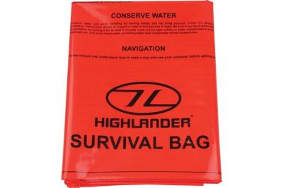 HIGHLANDER Sac de survie  survival bivi bag orange