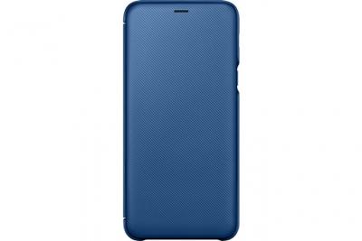 SAMSUNG  Portefeuille &agrave; Rabat pour  Galaxy A6+ 2018 Bleu