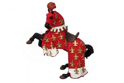 PAPO  - 39257 - Figurine - Cheval Du Prince Philippe - Rouge